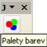 Panel nástrojov „JP Palety farieb“