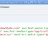 Vytvorenie súboru manifest.xml