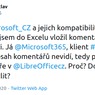 Tweet našeho čtenáře