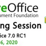 Logo akce Bug Hunting Session LibreOffice 7.0 RC1
