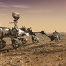 Umělecká představa roveru Perseverance na Marsu (nasa.gov)
