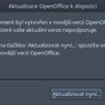 Upozornění na "novou" verzi