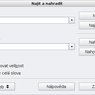 Nabídka Najít a nahradit