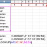 Syntaxe funkce LOOKUP