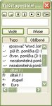 Možnosti vkladania špeciálnych znakov