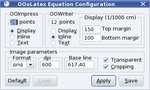 Definícia parametrov vkladaného obrázku vo funkcii „Equation“