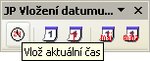 Panel nástrojov „JP Vloženie dátumu a času“