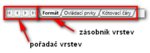 OpenOffice.org Draw je s to pracovat s vrstvami; přidávají a ubírají se v tomto zásobníku