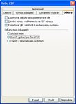 Nastavenie parametrov pre export do PDF