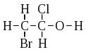 &f H-CBrH-CHCl-O-H