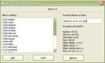 Príklad nastavenia používateľského formátu vkladaného dátumu a času pre češtinu