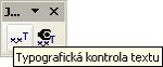 Panel nástrojov „JP Typografická kontrola textu“