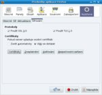 Otevření Správce certifikátů ve Firefoxu