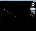 Vykreslení pohybů planet kolem Slunce při zadaných parametrech