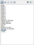 Správné pořadí seznamů