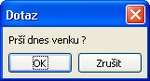 Dialog MSGBOX se dvěma tlačítky