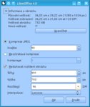 V nové verzi LibreOffice je možné vložené obrázky zkomprimovat přímo v kresbě