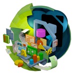 3D model loga LibreOffice 7