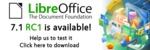 Banner LibreOffice 7.1 RC1